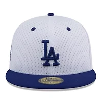 MLB Los Angeles Dodgers Throwback Mesh 59FIFTY Fitted Hat