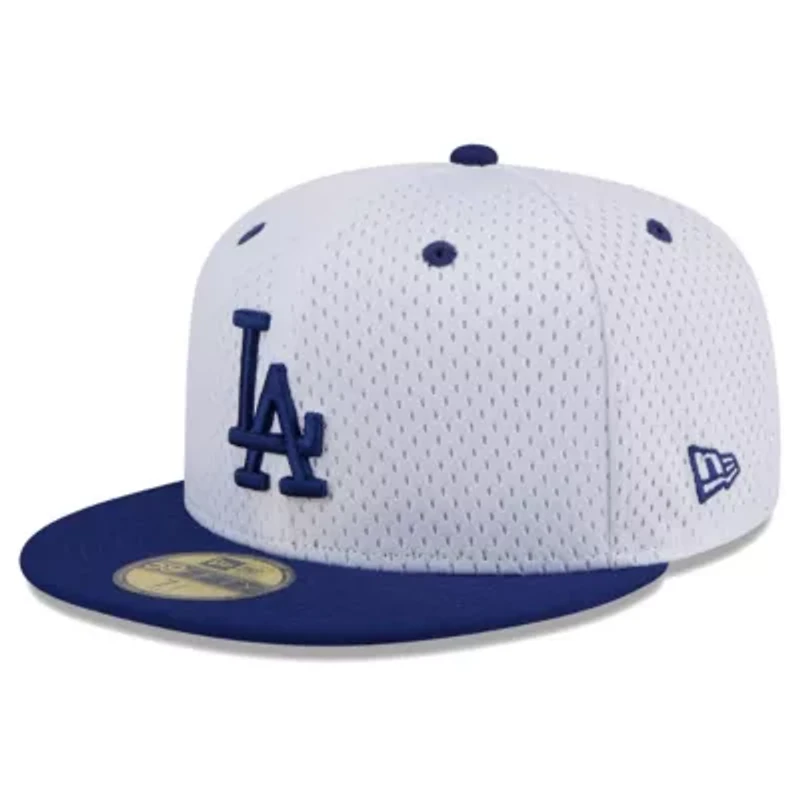 MLB Los Angeles Dodgers Throwback Mesh 59FIFTY Fitted Hat