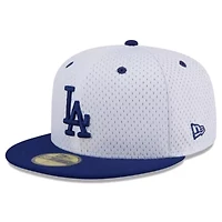 MLB Los Angeles Dodgers Throwback Mesh 59FIFTY Fitted Hat