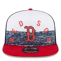 Boston Red Sox MLB White/Red Boston Sox Team Foam Front A-Frame Trucker 9FIFTY Snapback Hat