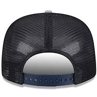 MLB White/Gray Detroit Tigers Team Foam Front A-Frame Trucker 9FIFTY Snapback Hat