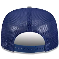 MLB White/Gray Los Angeles Dodgers Team Foam Front A-Frame Trucker 9FIFTY Snapback Hat