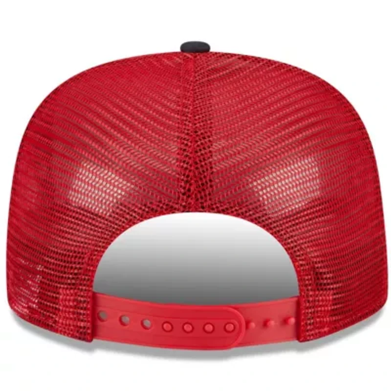 MLB White/Red St. Louis Cardinals Team Foam Front A-Frame Trucker 9FIFTY Snapback Hat