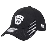 MLB Milwaukee Brewers Active Dash Mark 39THIRTY Flex Hat