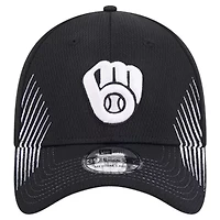 MLB Milwaukee Brewers Active Dash Mark 39THIRTY Flex Hat