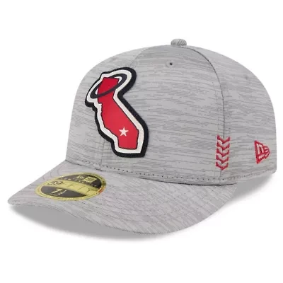 MLB Los Angeles Angels 2024 Clubhouse Low 59FIFTY Fitted Hat