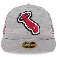 MLB Los Angeles Angels 2024 Clubhouse Low 59FIFTY Fitted Hat
