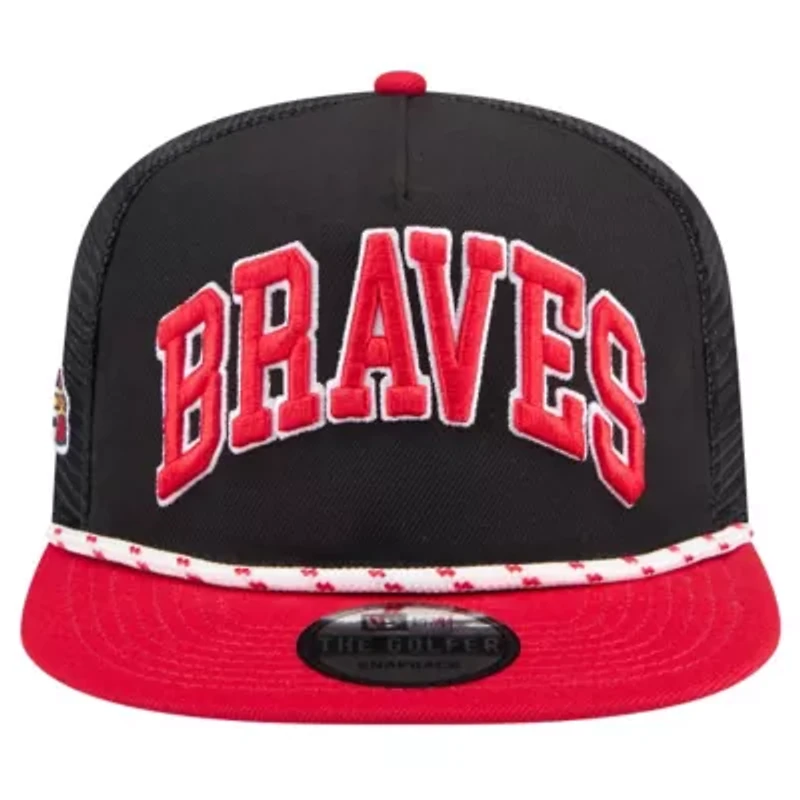 MLB Atlanta Braves Throwback Meshback Golfer Hat