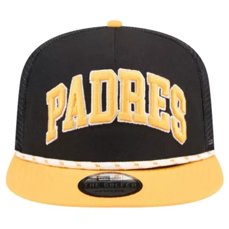 MLB San Diego Padres Throwback Meshback Golfer Hat