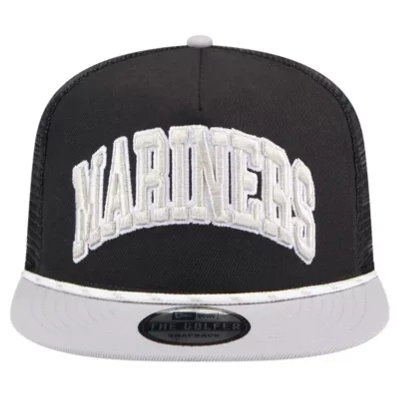 MLB Seattle Mariners Throwback Meshback Golfer Hat