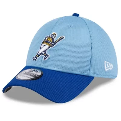 MLB Light Milwaukee Brewers 2025 Batting Practice 39THIRTY Flex Hat