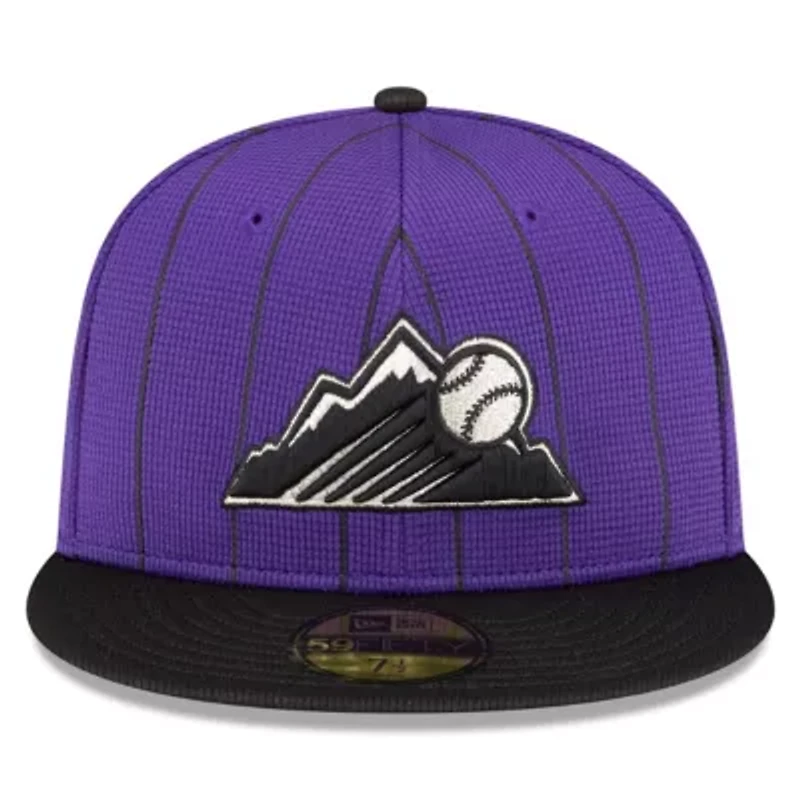 MLB Colorado Rockies 2025 Batting Practice 59FIFTY Fitted Hat