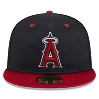 MLB Los Angeles Angels 2025 Batting Practice 59FIFTY Fitted Hat