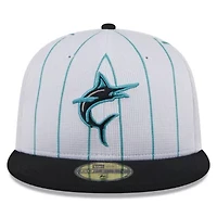 MLB Miami Marlins 2025 Batting Practice 59FIFTY Fitted Hat