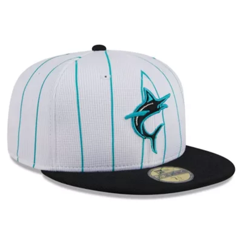 MLB Miami Marlins 2025 Batting Practice 59FIFTY Fitted Hat