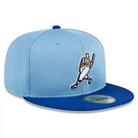 MLB Light Milwaukee Brewers 2025 Batting Practice 59FIFTY Fitted Hat