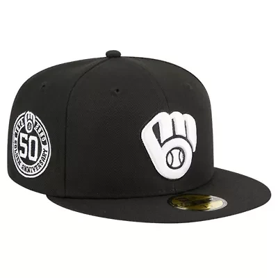 MLB Milwaukee Brewers Logo 59FIFTY Fitted Hat