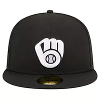 MLB Milwaukee Brewers Logo 59FIFTY Fitted Hat