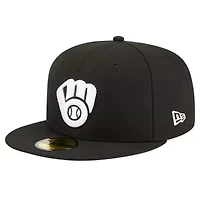 MLB Milwaukee Brewers Logo 59FIFTY Fitted Hat