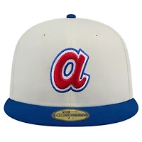 MLB Atlanta Braves Cooperstown Collection Chrome 59FIFTY Fitted Hat