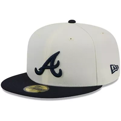 MLB Atlanta Braves Chrome 59FIFTY Fitted Hat