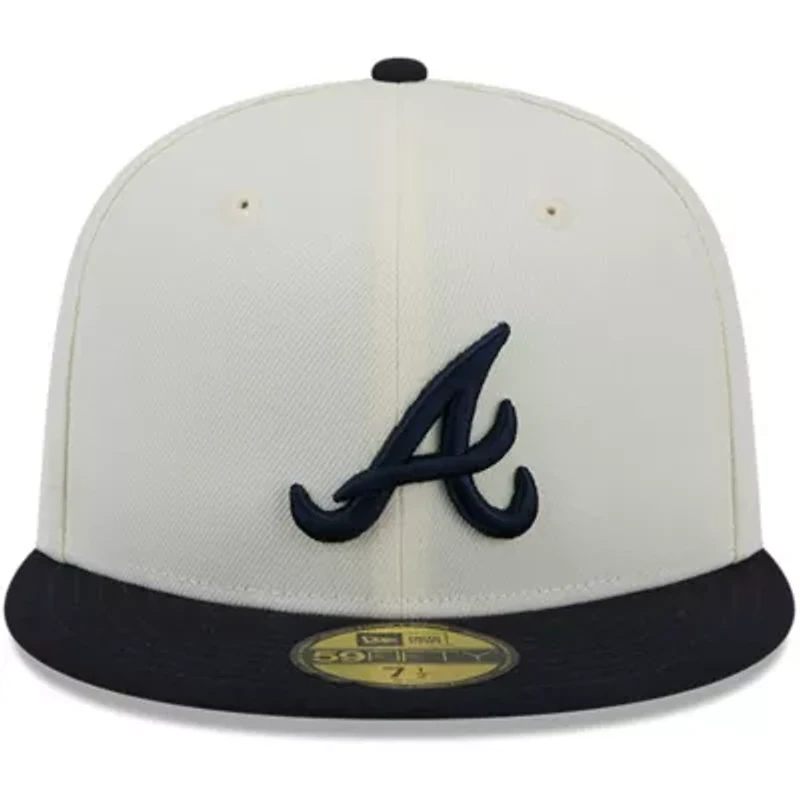 MLB Atlanta Braves Chrome 59FIFTY Fitted Hat