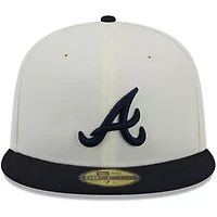 MLB Atlanta Braves Chrome 59FIFTY Fitted Hat