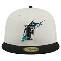 Cooperstown Teams Florida Marlins Collection Chrome 59FIFTY Fitted Hat