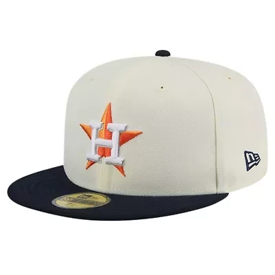 MLB Houston Astros Chrome 59FIFTY Fitted Hat
