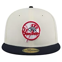 MLB New York Yankees Top Hat Chrome 59FIFTY Fitted