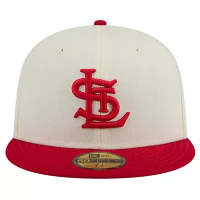 MLB St. Louis Cardinals Cooperstown Collection Chrome 59FIFTY Fitted Hat