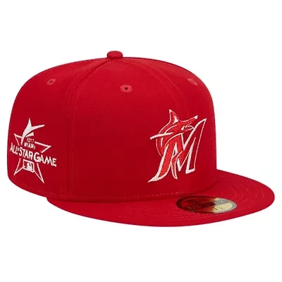 MLB Miami Marlins Logo 59FIFTY Fitted Hat