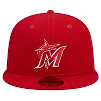 MLB Miami Marlins Logo 59FIFTY Fitted Hat