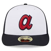 MLB Atlanta Braves 2025 Batting Practice Low 59FIFTY Fitted Hat