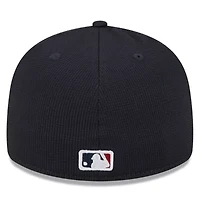 MLB Atlanta Braves 2025 Batting Practice Low 59FIFTY Fitted Hat
