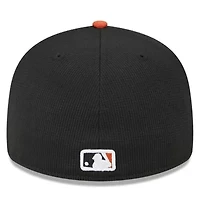 MLB Baltimore Orioles 2025 Batting Practice Low 59FIFTY Fitted Hat