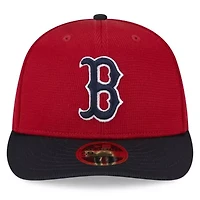 Boston Red Sox MLB 2025 Batting Practice Low 59FIFTY Fitted Hat