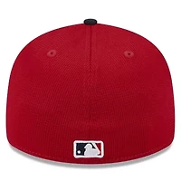 Boston Red Sox MLB 2025 Batting Practice Low 59FIFTY Fitted Hat