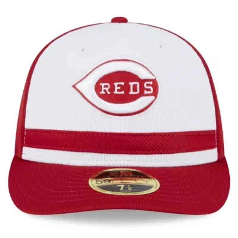 MLB Cincinnati Reds 2025 Batting Practice Low 59FIFTY Fitted Hat