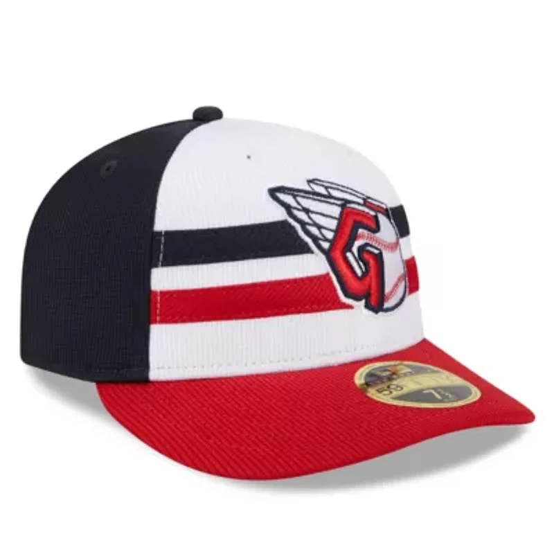 MLB Cleveland Guardians 2025 Batting Practice Low 59FIFTY Fitted Hat