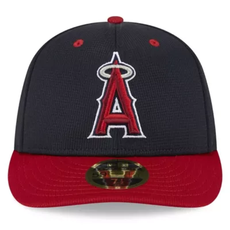 MLB Los Angeles Angels 2025 Batting Practice Low 59FIFTY Fitted Hat