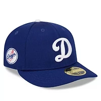 MLB Los Angeles Dodgers 2025 Batting Practice Low 59FIFTY Fitted Hat