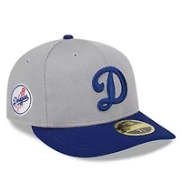 MLB Los Angeles Dodgers 2025 Batting Practice Low 59FIFTY Fitted Hat