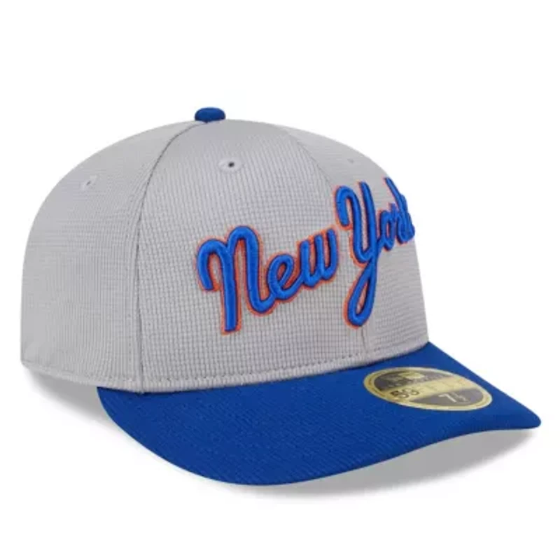 MLB New York Mets 2025 Batting Practice Low 59FIFTY Fitted Hat
