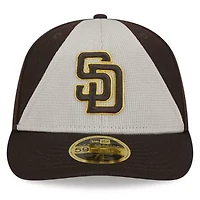 MLB San Diego Padres 2025 Batting Practice Low 59FIFTY Fitted Hat