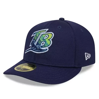 MLB Tampa Bay Rays 2025 Batting Practice Low 59FIFTY Fitted Hat