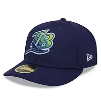 MLB Tampa Bay Rays 2025 Batting Practice Low 59FIFTY Fitted Hat