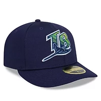 MLB Tampa Bay Rays 2025 Batting Practice Low 59FIFTY Fitted Hat