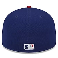 MLB Texas Rangers 2025 Batting Practice Low 59FIFTY Fitted Hat