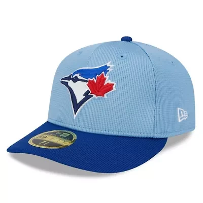 Toronto Blue Jays MLB Light 2025 Batting Practice Low 59FIFTY Fitted Hat